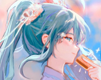 TOKIO MIKU-print: a6/a5/a4