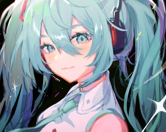 SHINE MIKU print - a6/a5/a4