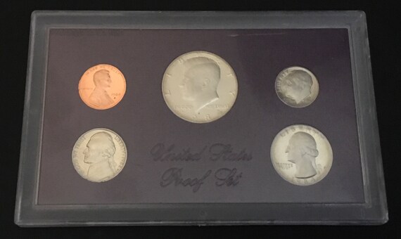 1984 United States US Mint 5 Coin Proof Set