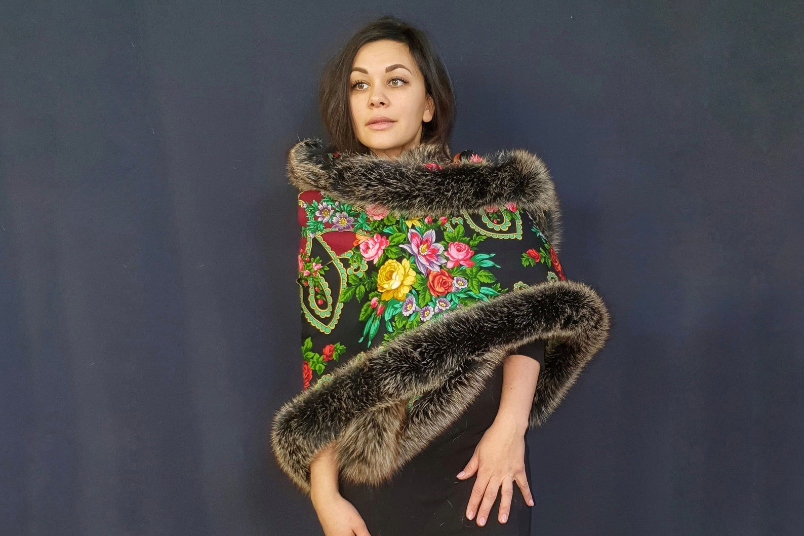fur shawl near me