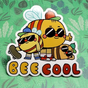 Adesivo in vinile Bee Cool / Decalcomania per laptop