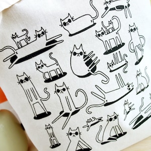 Cats-draagtas / Eco-shopper Cool Cats