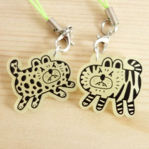 Wild Cats Keychains / Phone Charms