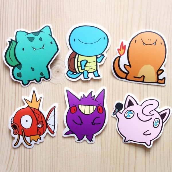 Cute Pokemon Stickers / Pokemon Sticker Pack