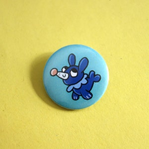 Popplio Button Pin