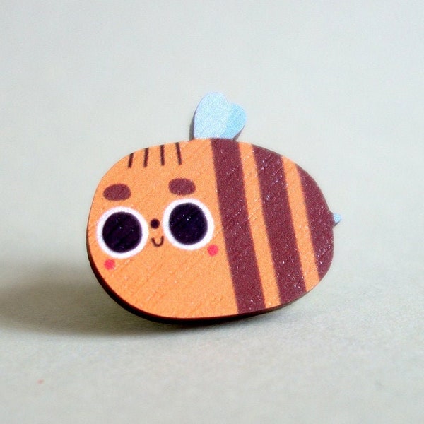 Bee Lapel Pin Etsy