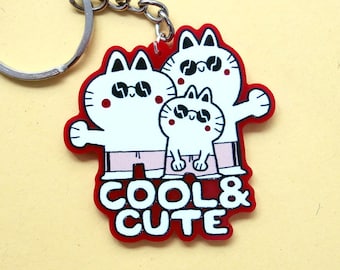 Cool & Cute Sleutelhanger / Katten sleutelhanger