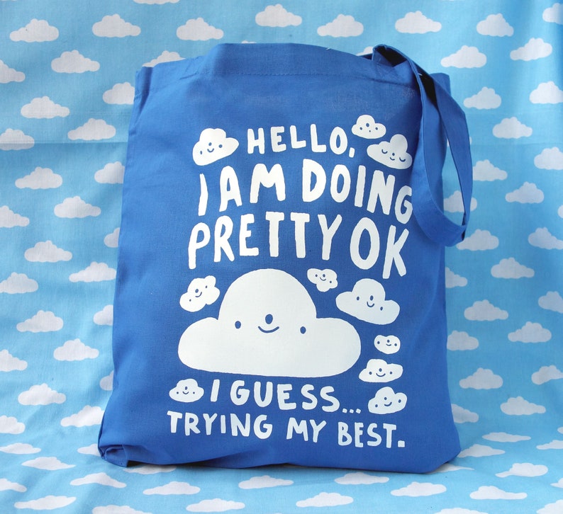 Cute Shopping Bag / Trying My Best image 1