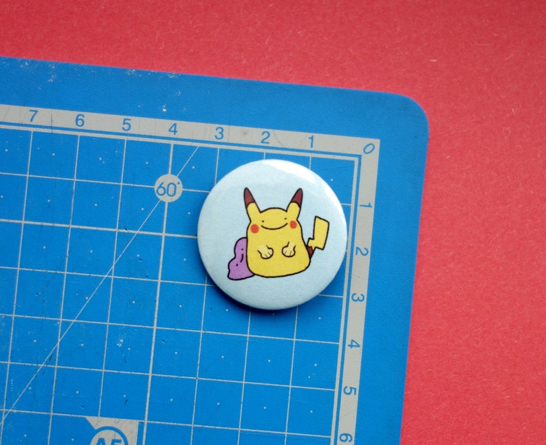 Ditto Pin Ditto Pikachu Button Pin - Etsy