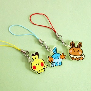 Söta Pokémon Telefonberlocker / Pokémon Nyckelringar bild 6