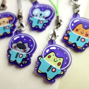 Space Animals Keychains / Phone Straps