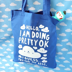 Cute Shopping Bag / Trying My Best image 3
