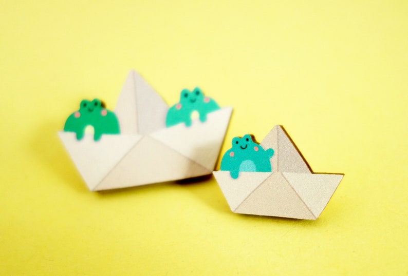 Frog Sailors Pin Cute Frog Pins