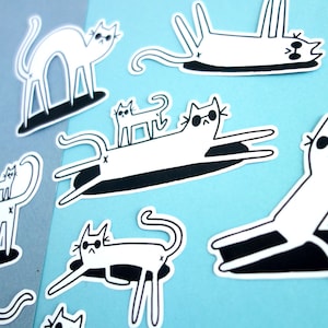 Funny Cat Stickers / Cool Cat Decals