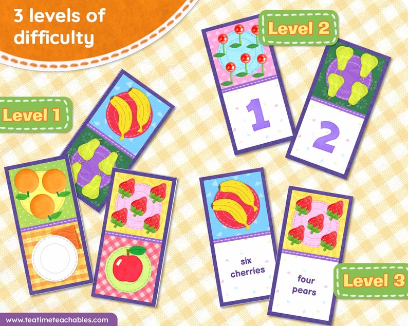 Fruit Dominoes Game | Fun & Educational Game for Kids - Etsy