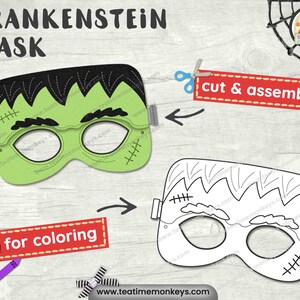 Maschere SUPEREROI per bambini DIECI maschere e braccialetti stampabili a  colori PDF / Costume da supereroe per bambini / Costume di Halloween -   Italia