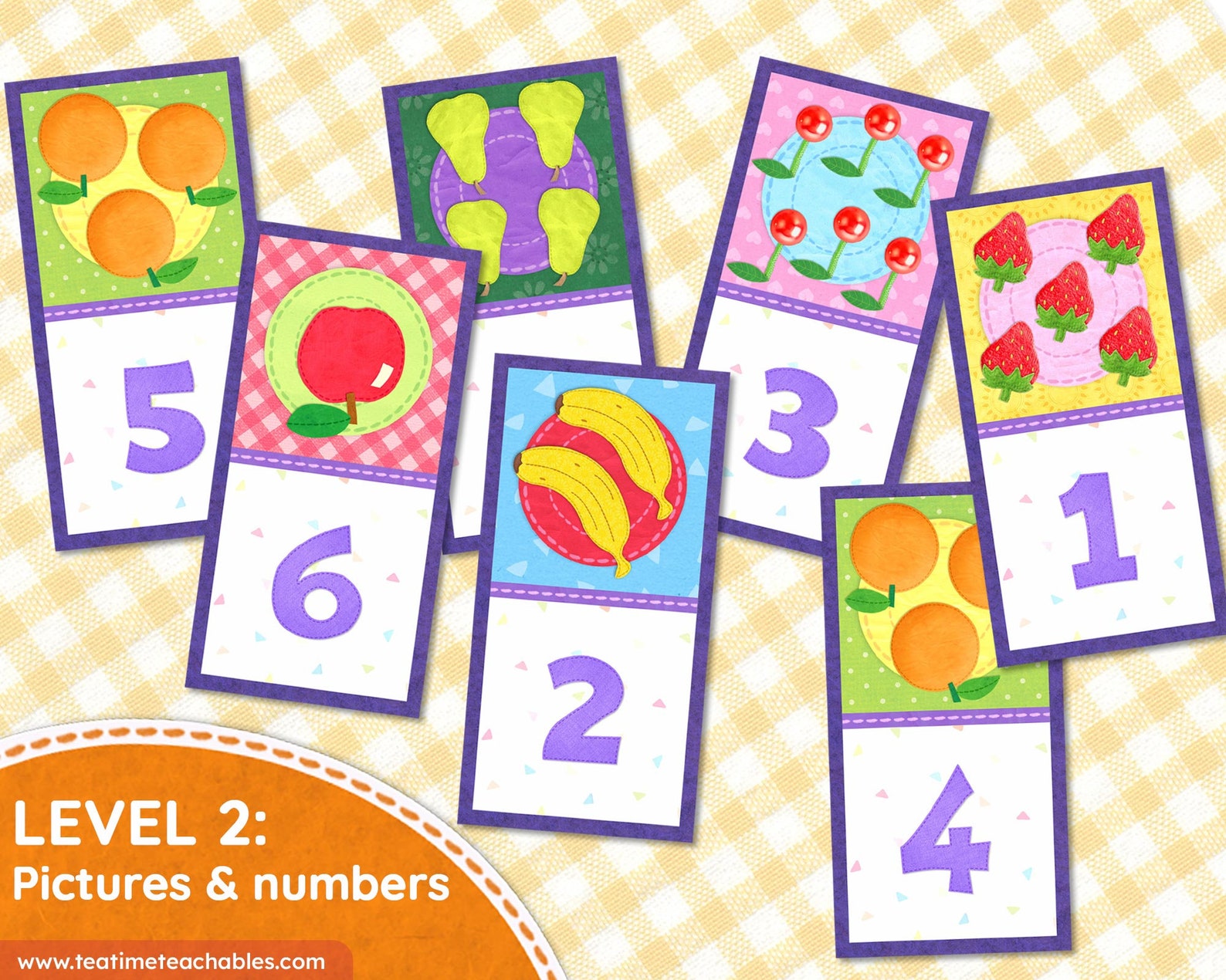 Fruit Dominoes Game | Fun & Educational Game for Kids - Etsy