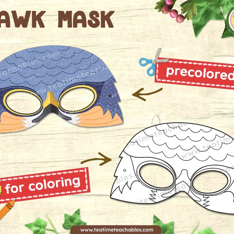 Bird Mask Hawk - Etsy