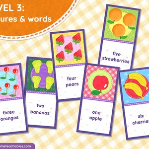 Fruit Dominoes Game | Fun & Educational Game for Kids - Etsy
