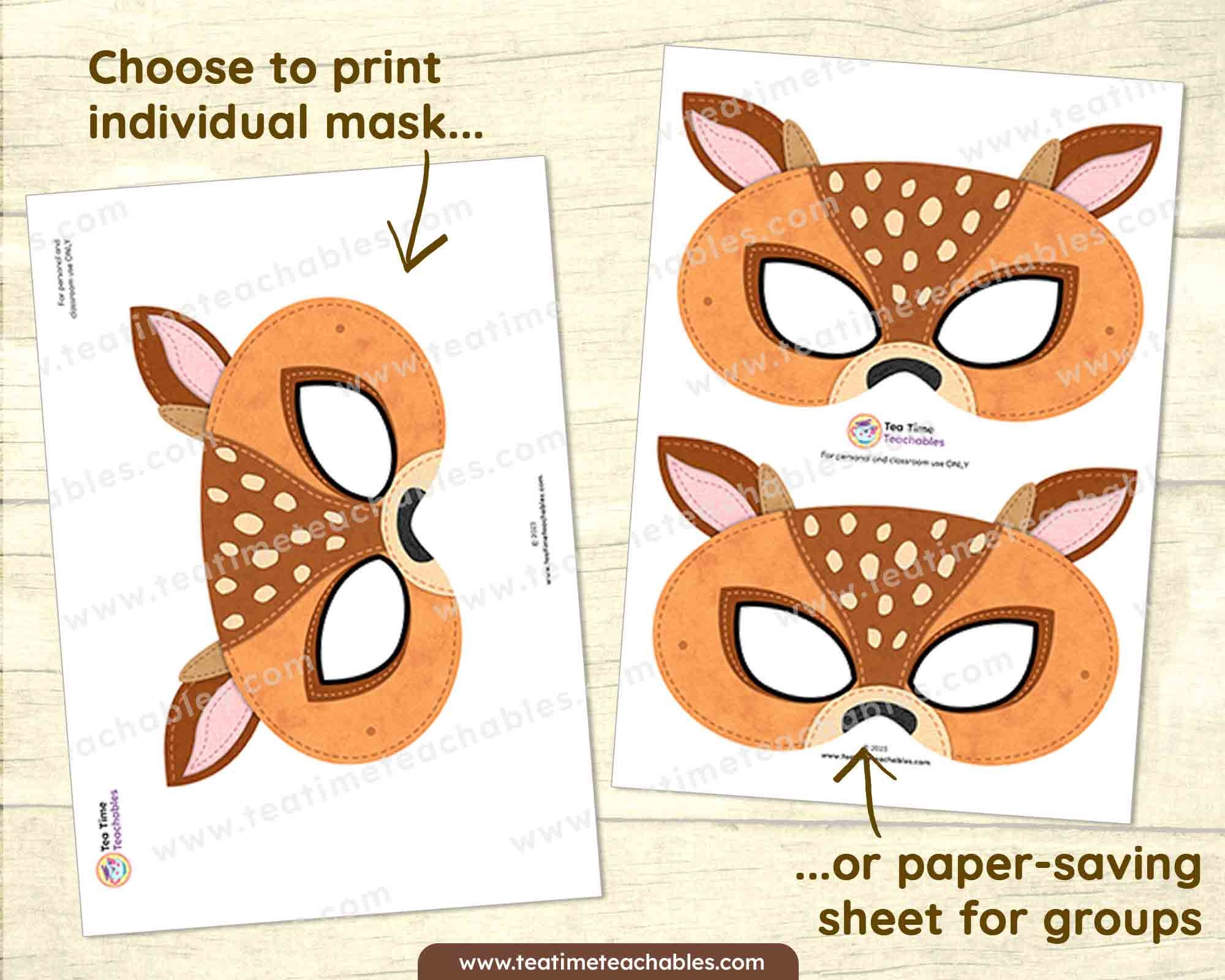 deer-mask-precolored-and-for-coloring-printable-mask-for-kids-pdf-forest-animal-mask-woodland-animal-mask-etsy for Free Printable Deer Mask Template DEER Mask: Precolored and for Coloring - Printable Mask for Kids - PDF | Forest Animal Mask | Woodland Animal Mask - Etsy for Free Printable Deer Mask Template