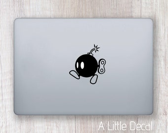 Mario Bros Macbook Sticker, Macbook Decal, Laptop Sticker, Laptop Decal, Nintendo Sticker Gaming