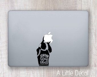 Jordan 23  Basketball Macbook Decal, Laptop Decal, Laptop Sticker Jordan, Basketball Sticker Laptop