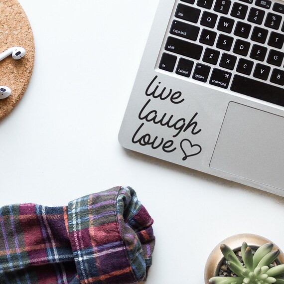 Live Laugh Love Citation Motivation Lifestyle Vinyle Decal Etsy