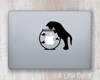 Cat Macbook Sticker Laptop Stickers Macbook Decal Cat Animal Fun Cute Nature Sticker