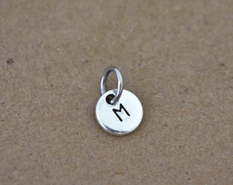 Add Charms Pendant. Initial Charms With Ring. 10mm