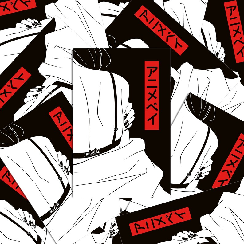 Anime Sticker Manga Stickers Laptop Stickers Anime Lover | Etsy