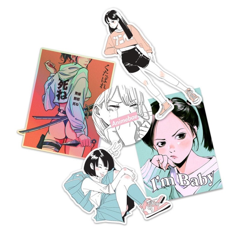 Anime Sticker Manga Stickers Laptop Stickers Anime Lover Etsy