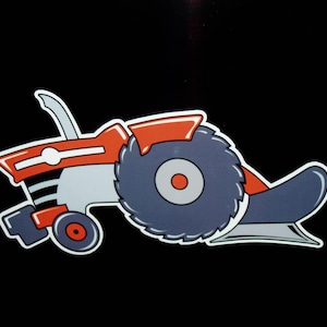 Massey Ferguson DECAL/STICKER Original Artwork “Tractor Swag Series&quot; by Lower Forty Farm