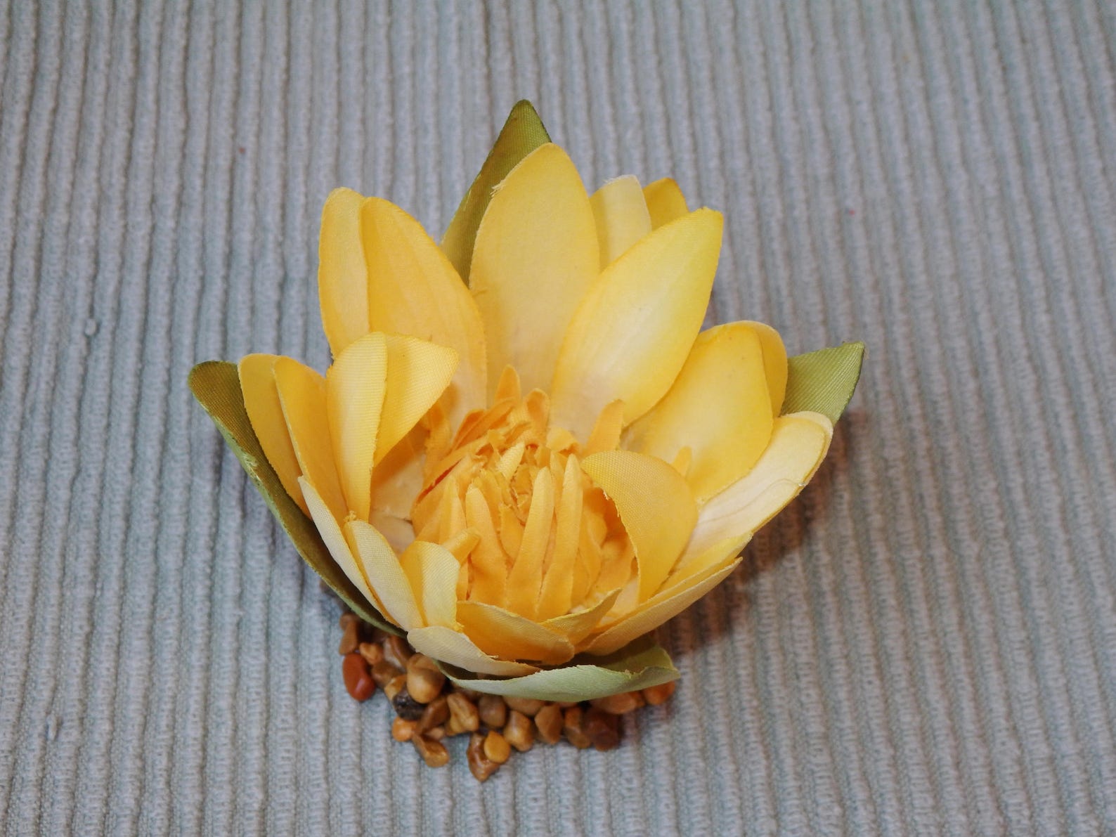 3 Inch Small YELLOW Soft Silk WATER LILY Artificial Aquarium Etsy