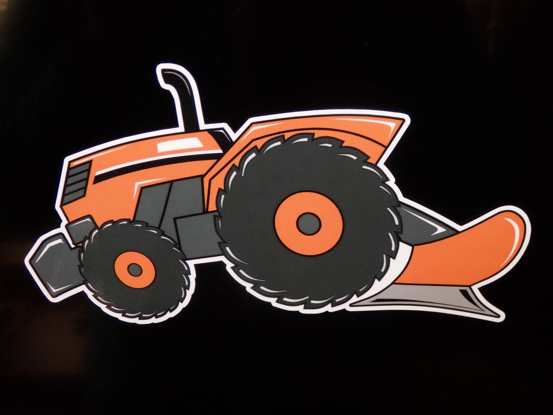 LEFT & RIGHT Set of 2 KUBOTA Stickers/decals Original Artwork Etsy