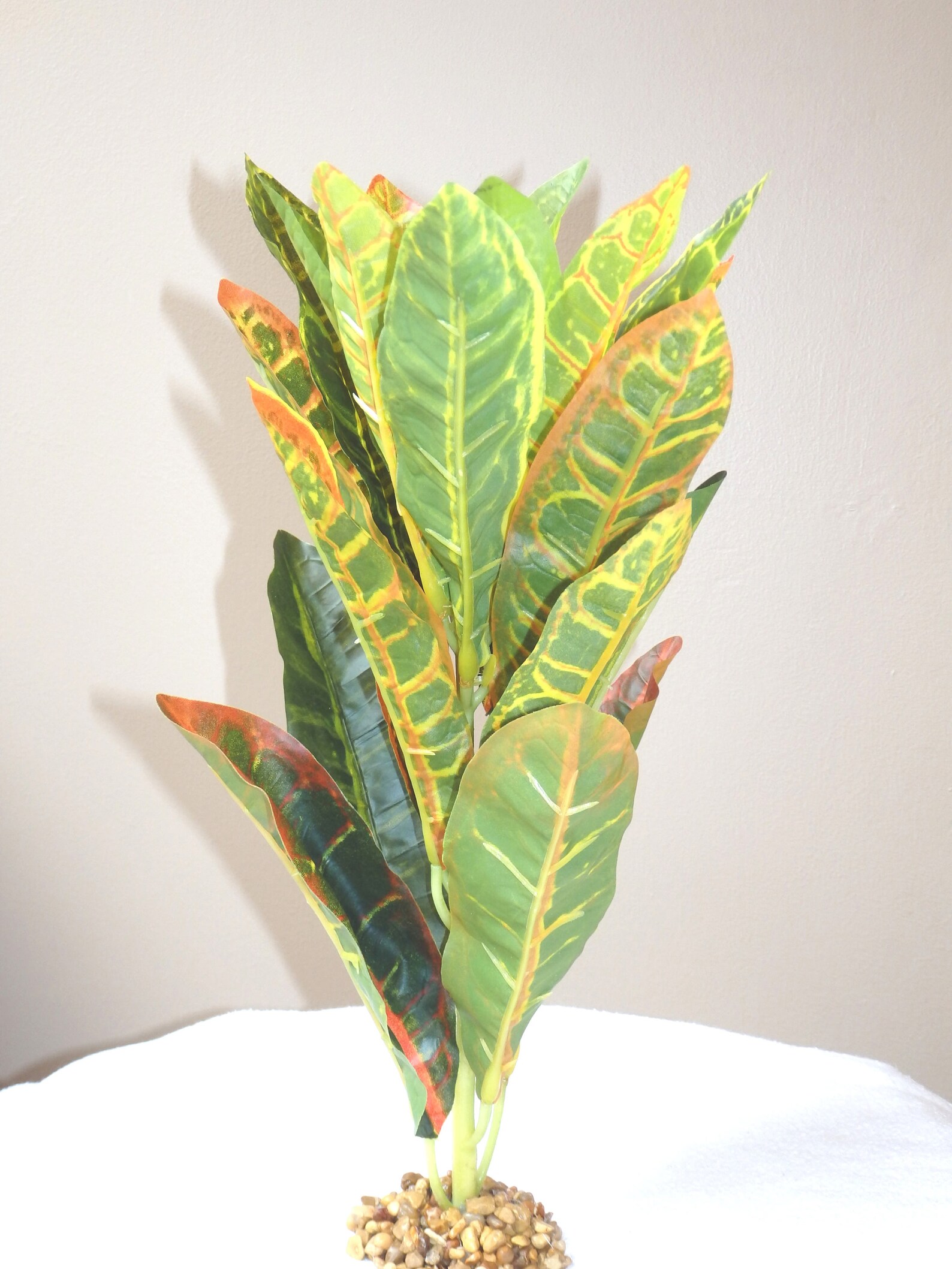 1213 Tall Multicolored LARGE CROTON PLANT Artificial Etsy