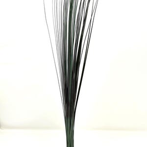 19&quot; Med. PVC Green-PURPLE, Two-tone soft PVC plastic plant, stone base