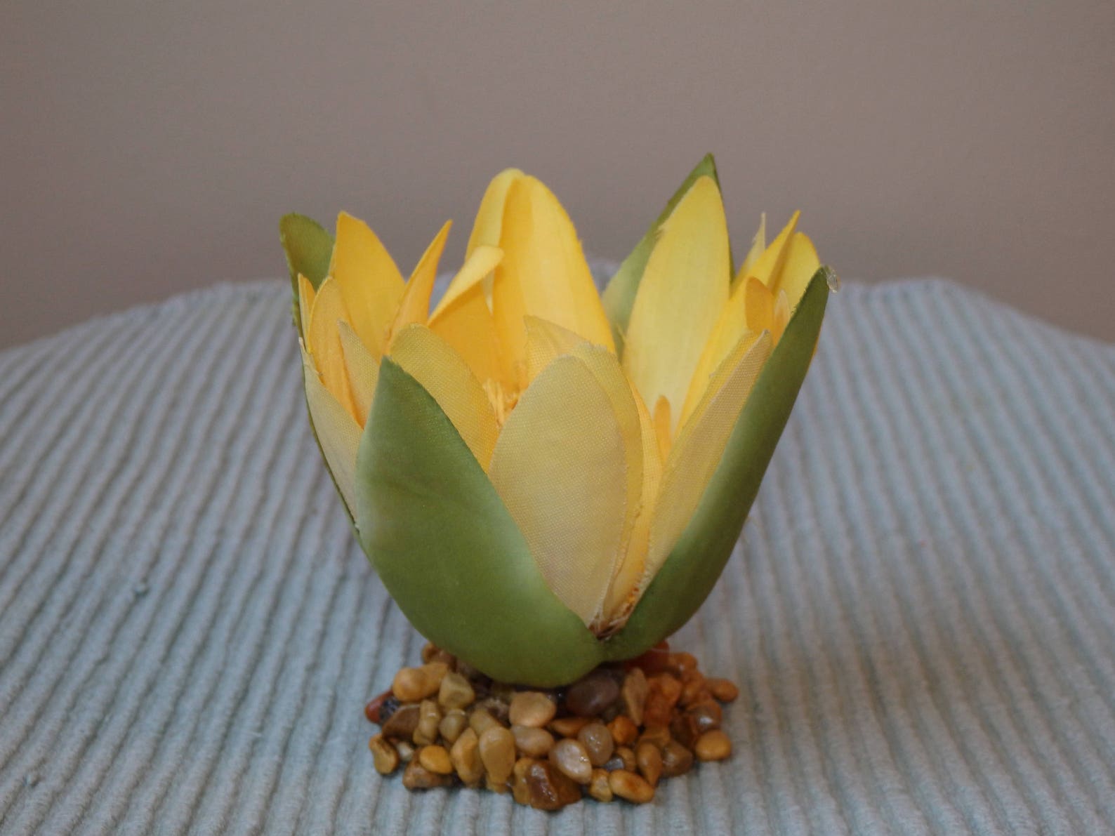 3 Inch Small YELLOW Soft Silk WATER LILY Artificial Aquarium Etsy