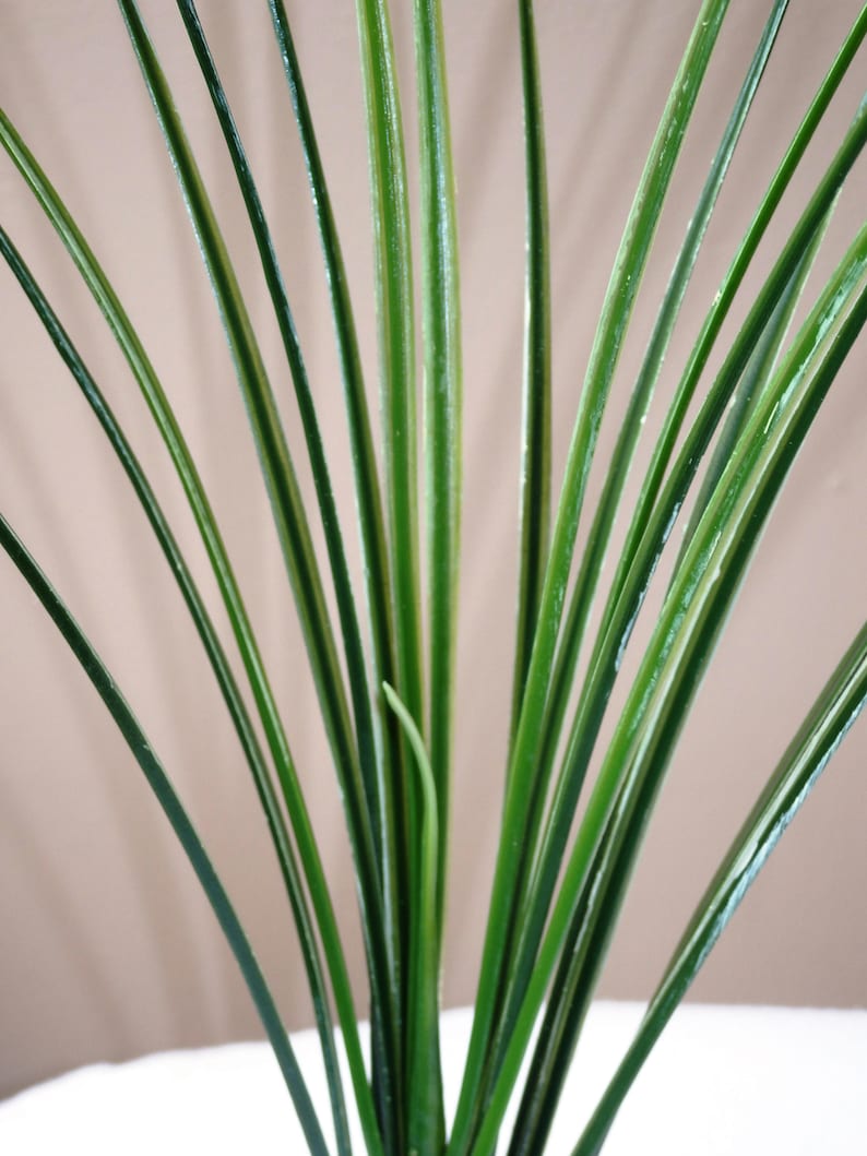 13 Tall White/green SPIKE Weed Grass Singlestem Artificial Etsy