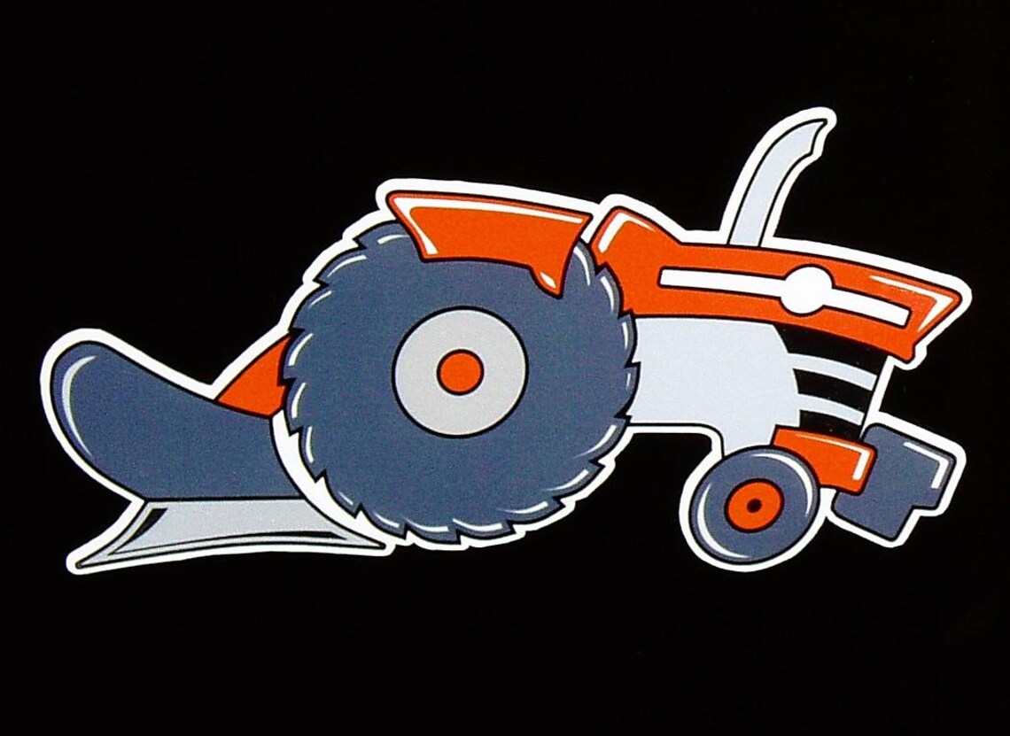 Mf Stickers Right Facing “MASSEY FERGUSON” MF Original Artwork Decal/sticker ...