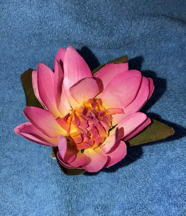 3 Inch Small PINK Soft Silk WATER LILY Artificial Aquarium Etsy
