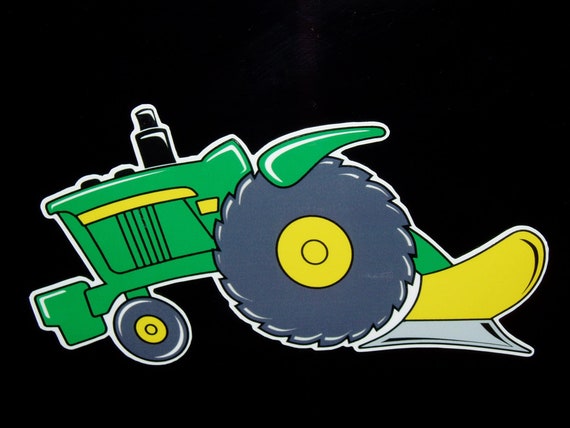 Kubota Tractor Swag Decal – Original Artwork By Lower Forty Farm – Vintage Orange