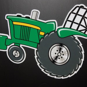 John Deere PULLER DECAL/STICKER Original Artwork “Tractor Swag Series&quot; by Lower Forty Farm