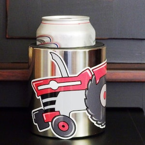 Massey Ferguson Magnetic CUP HOLDER with Original Artwork Decal by Lower Forty Farm