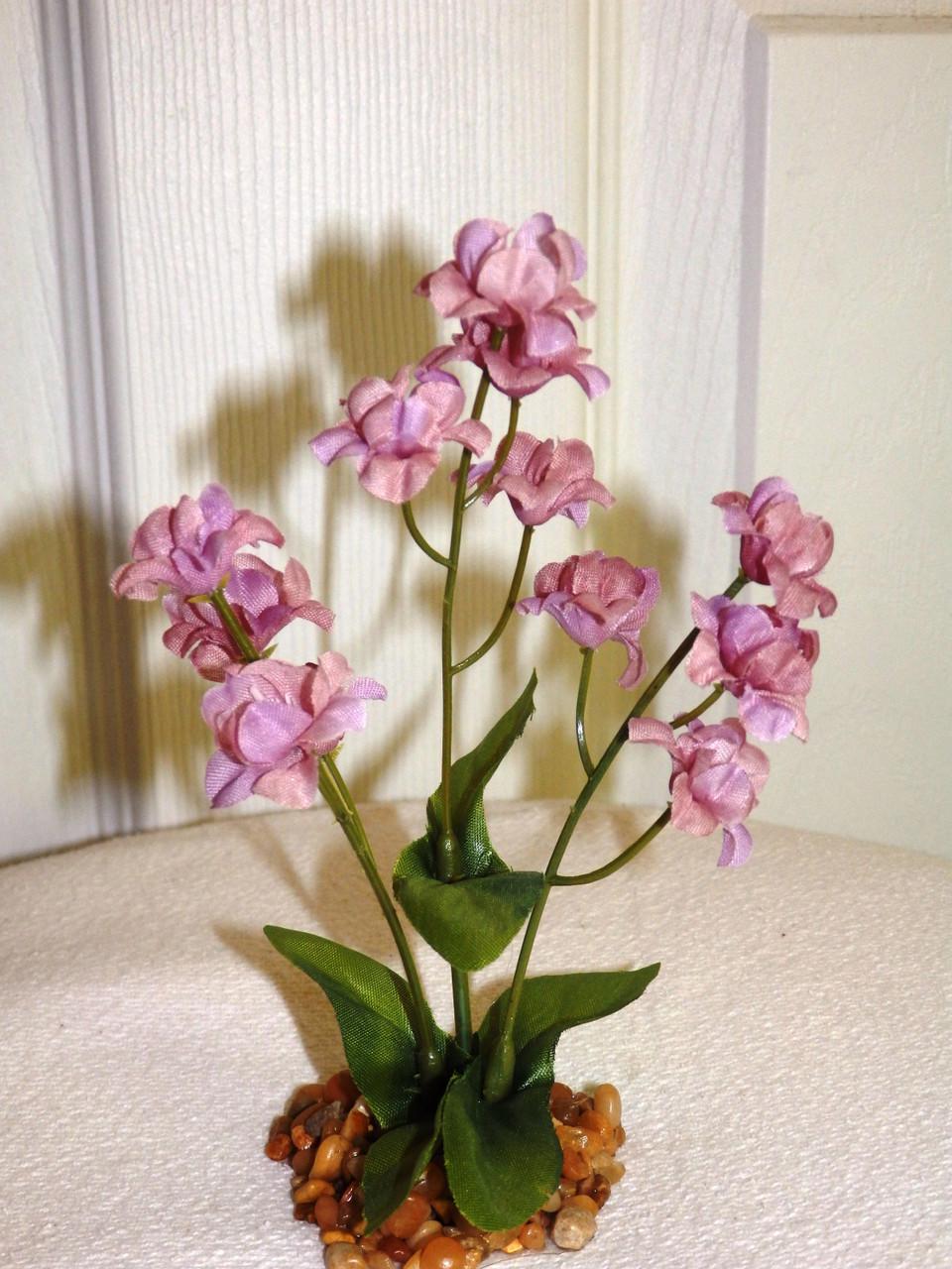 Pink Silk Flowers Fish Tank - Etsy
