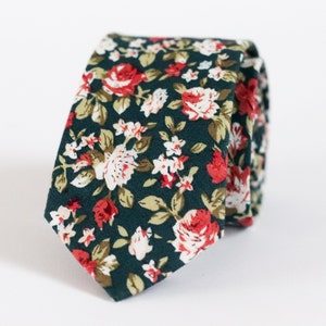 Forest Floral Mens Ties, Wedding Skinny Ties Forest  Floral, Bow Tie Forest Floral, Pocket Square Forest Floral