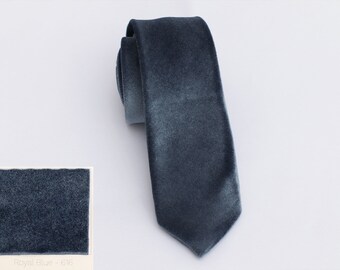 ROYAL BLUE Wedding Velvet Tie, Men’s Ties, Vintage Men’s Tie, Royal Blue Bow Tie, Groomsmen Tie, Royal Blue Dress Tie, Gift for Men