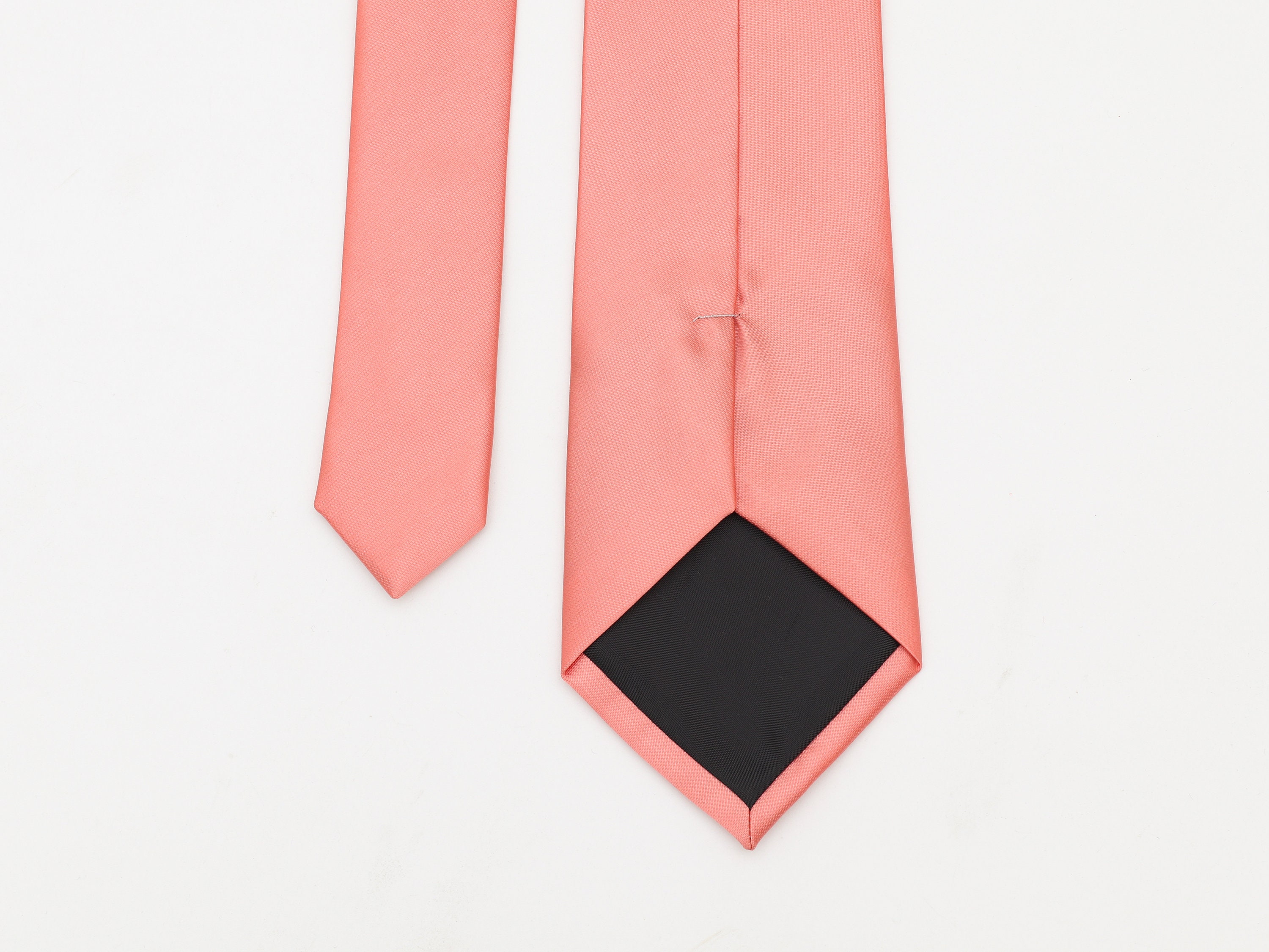 TUXUAN CORAL Wedding Tie Coral Mens Ties Vintage Mens Tie Etsy