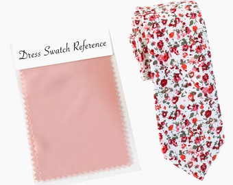 Blush Floral Weddjng Mens Ties, Wedding Ties Blush, Pink Skinny Floral Tie, Wedding Tie Pink, Mens Ties Blush, Mens Ties Wedding