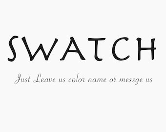 Necktie Fabric Swatch: Custom Color Choice