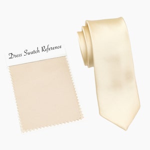 CHAMPAGNE Wedding Tie, Vera Wang Wedding Tie, Men&#39;s Skinny Tie, Wedding Necktie For Men, Groomsmen Ties, On Wedding Day